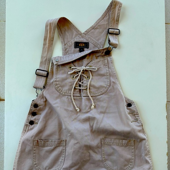 Route 66 beige skirt romper Size 14, perfect for a Sunday brunch !✨ - Picture 1 of 4